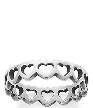 James Avery Tiny Hearts Band Ring - 10 | Dillards