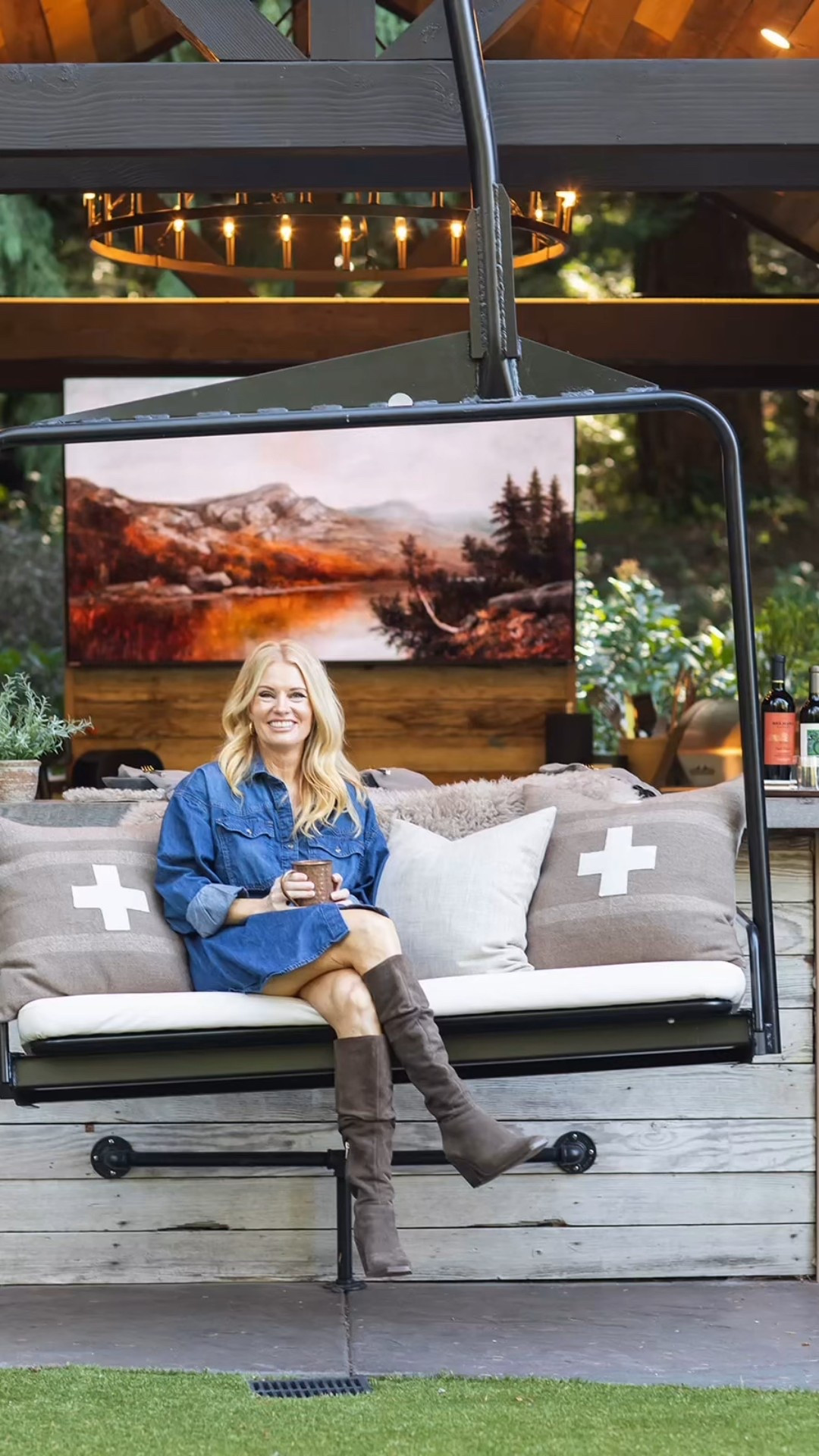 Biggest bang for your buck chandelier 🤍
This 60” statement chandelier is one of our best home investments. We used it in our outdoor kitchen, and loved it so much we have a similar version in our living room too. Oversized, sculptural, and timeless — but only $329.94 right now. Such a good Restoration Hardware–style dupe that instantly elevates a space without the RH price tag.

If you want that high-end look for less, this one delivers in a big way.