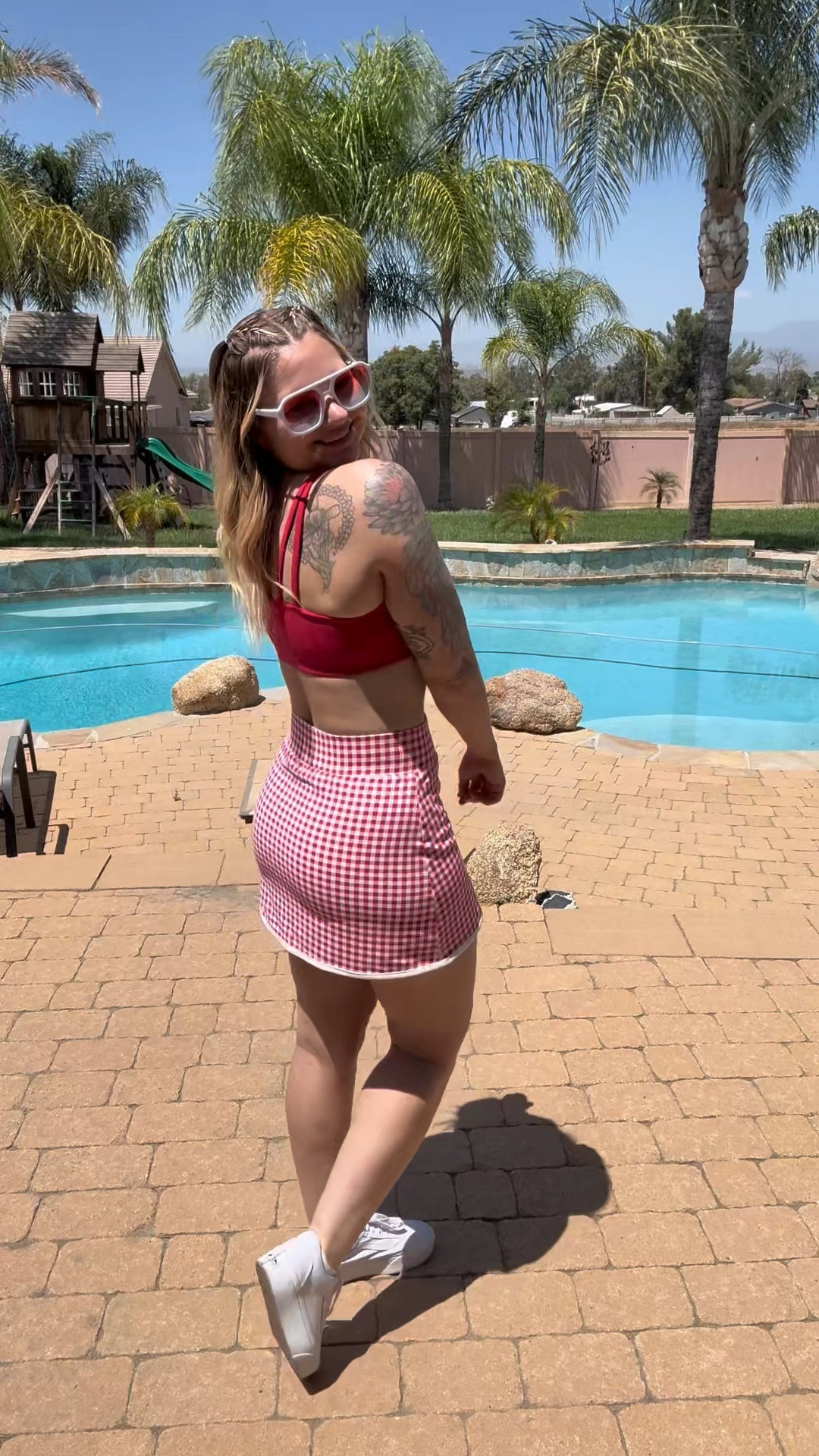 Tennis skirt. Memorial weekend. Activewear 

#LTKMidsize #LTKStyleTip #LTKSeasonal