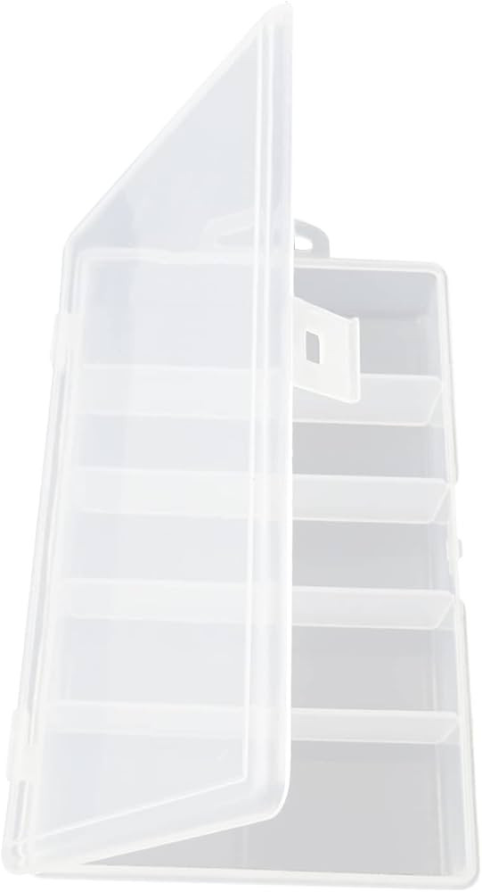 Honbay Clear Visible Plastic Fishing Tackle Accessory Box Fishing Lure Bait Hooks Storage Box Cas... | Amazon (US)