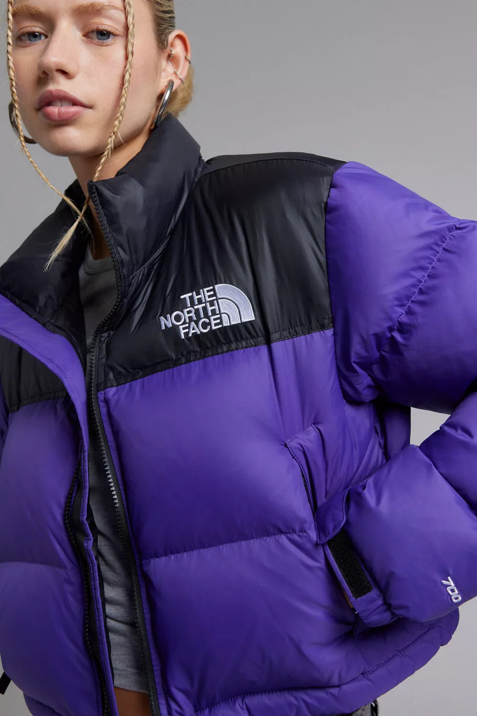 The North Face Nuptse Cropped Puffer Jacket | Urban Outfitters (US and RoW)
