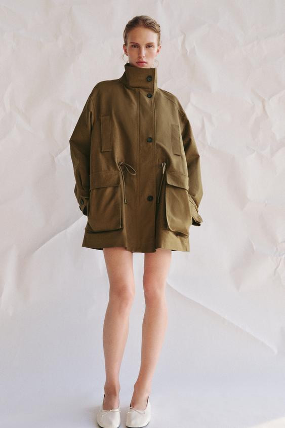 OVERSIZED PARKA ZW COLLECTION | Zara US