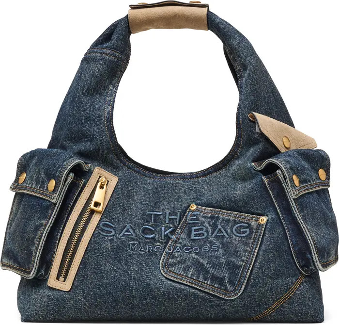 The Sack Denim Shoulder Bag | Nordstrom