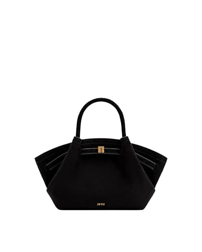 JW PEI Women's Hana Mini Faux Suede Tote Bag - Black | Amazon (US)