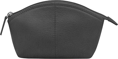 ili New York Genuine Leather Cosmetic Pouch – RFID Blocking, Leather Makeup Bag for Purse with ... | Amazon (US)