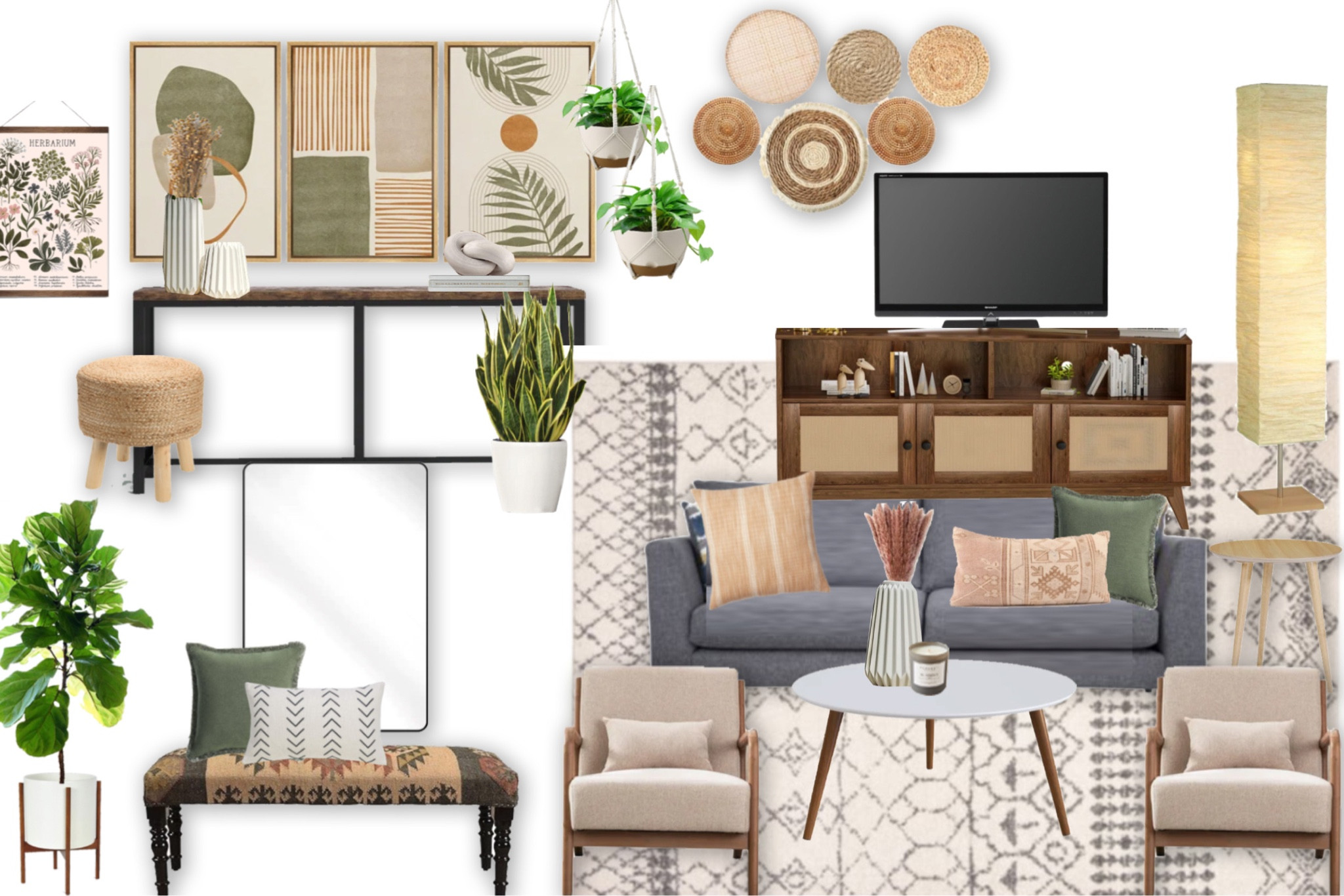 Boho living room

#LTKsalealert #LTKhome