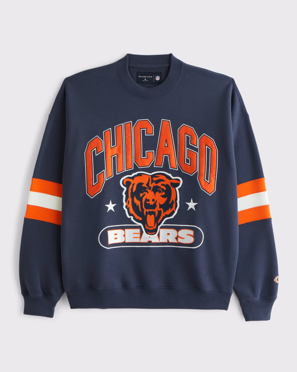 Chicago Bears Graphic Crew Sweatshirt | Abercrombie & Fitch (US)