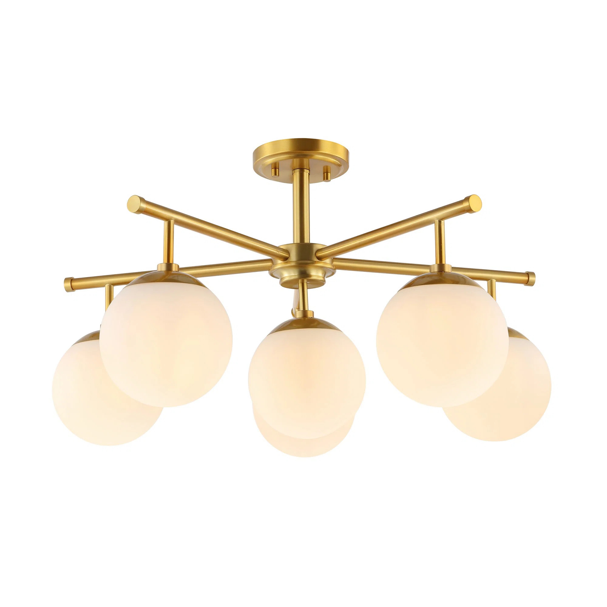 Bathesda Iron Semi Flush Mount | Wayfair North America