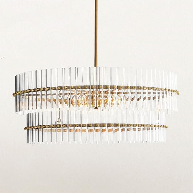 Crystal Round Chandelier, Mallory Crystal Round Chandelier | Amazon (US)