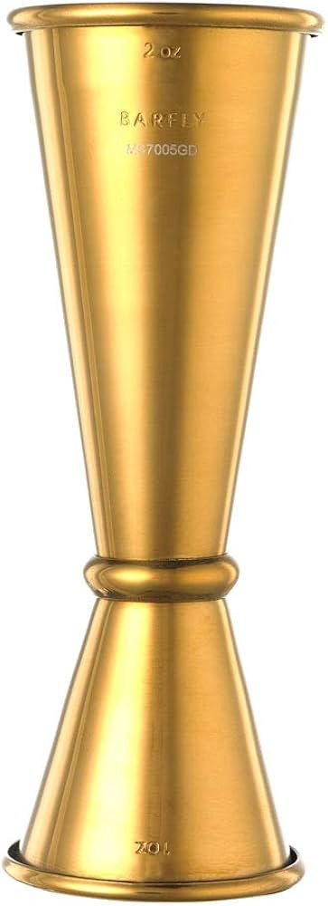Barfly Japanese Style Jigger, 1 oz x 2 oz, Gold,M37005GD | Amazon (US)
