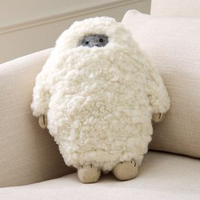 Shaped Yeti Pillow | West Elm (US)