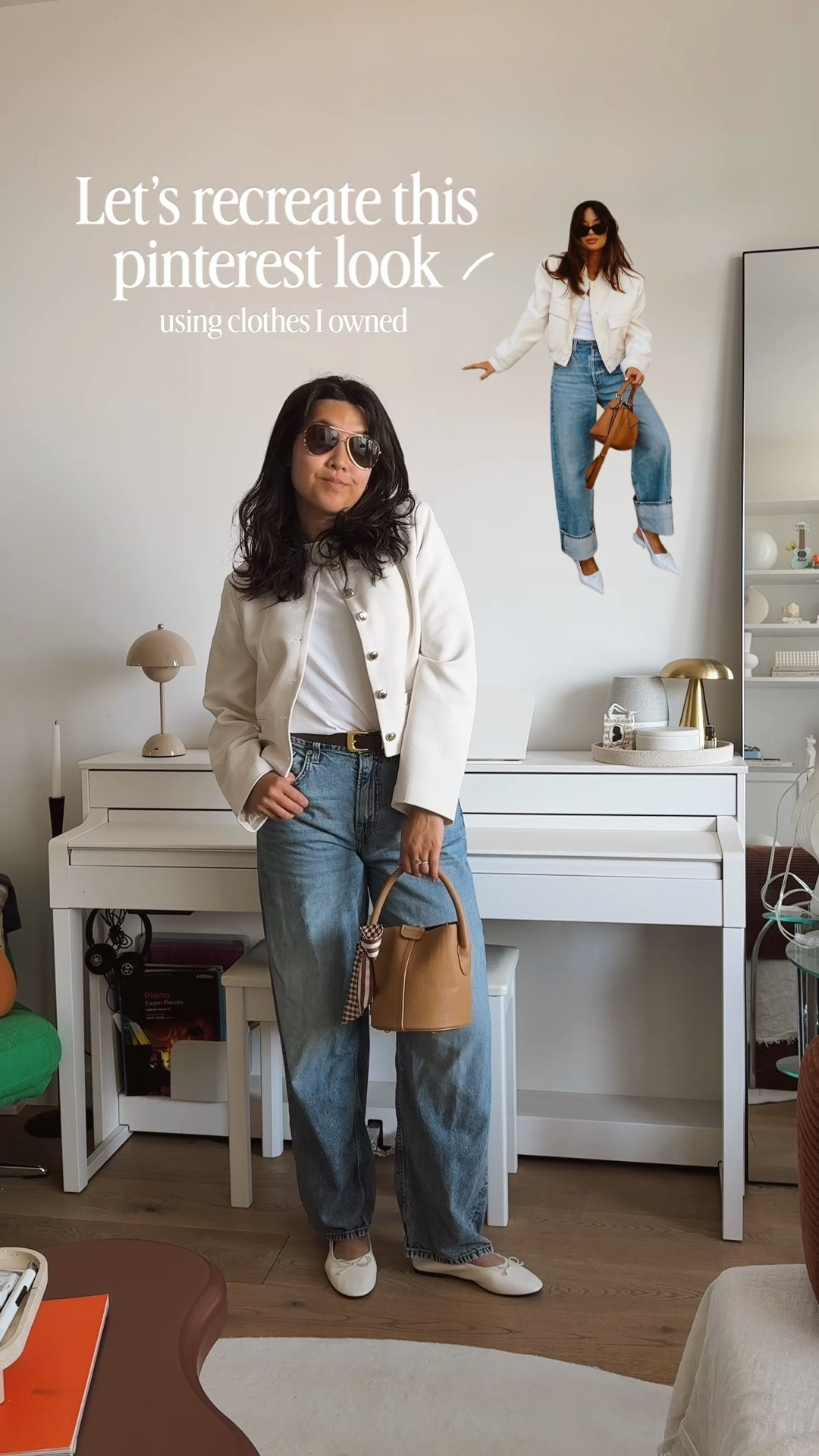 Let’s recreate this pinterest fit using clothes I have :) 

#pinterestinspired #momoutfit #springoutfit