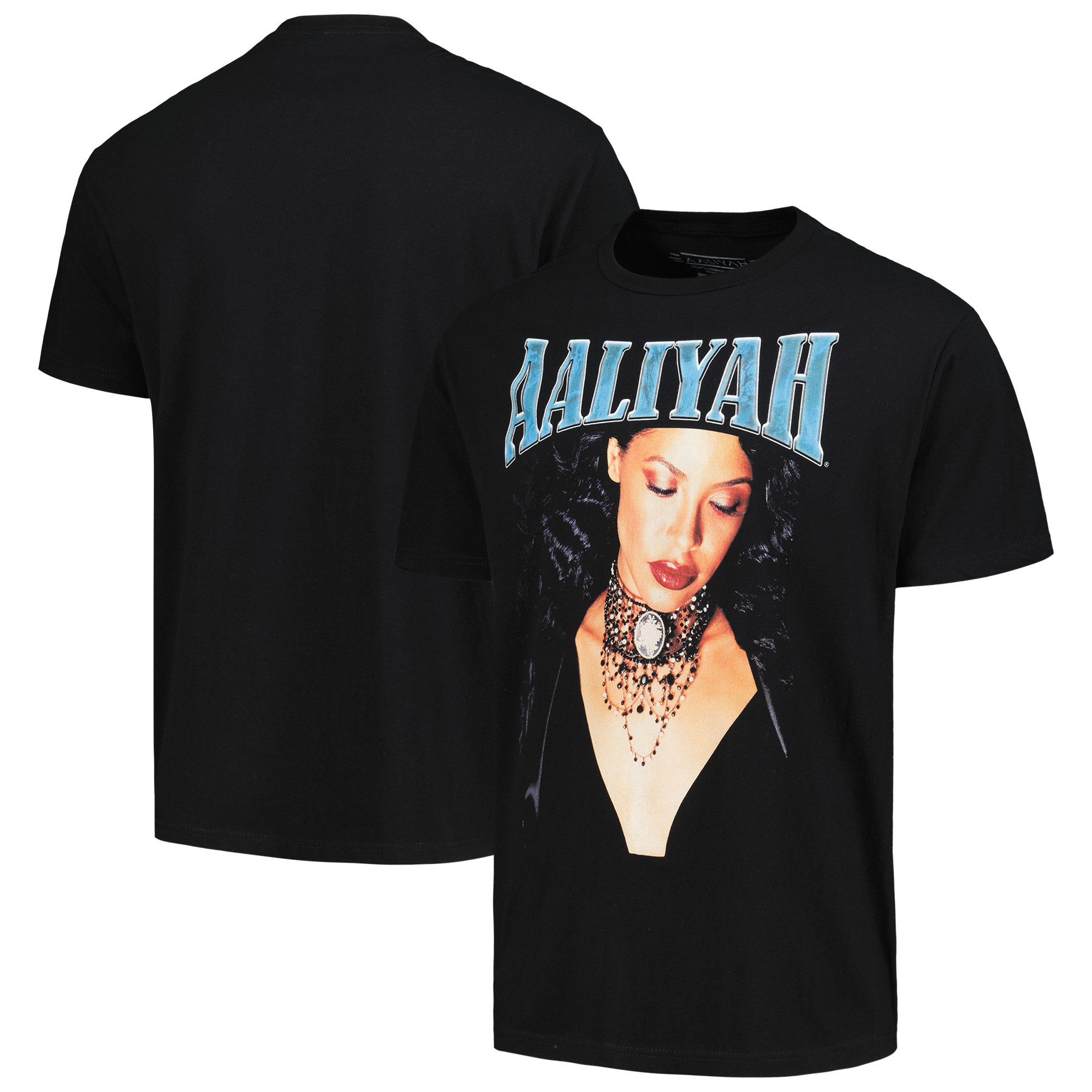 Men's Black Aaliyah Graphic T-Shirt | Fanatics