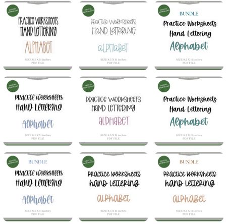 Love Journalibg? Learn Hand Lettering with these amazing practice worksheets - Printable or Digital 💚 💚💚

#LTKitbag #LTKstyletip #LTKMostLoved