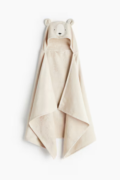 H & M - Hooded Bath Towel - Beige | H&M (US + CA)