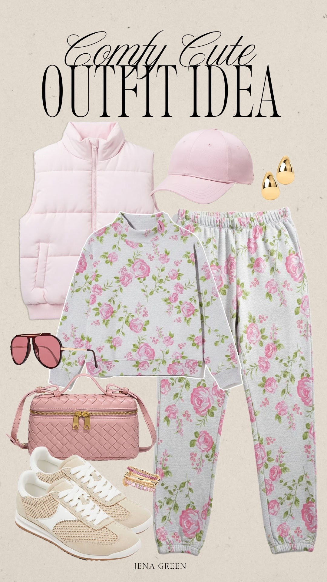 Comfy & Cute Outfit | Comfy Outfit Idea | Comfy Outfit Style | Floral Sweat Set 

#LTKootd #LTKValentine #LTKSeasonal
