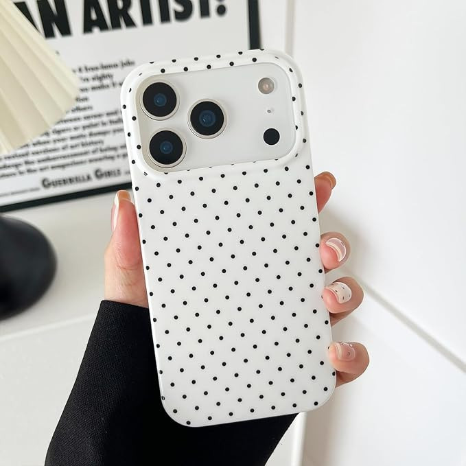 ZTOFERA for iPhone 17 Pro Case with Cute Aesthetic Polka Dot, Fashion Simple Dot Print Pattern fo... | Amazon (US)