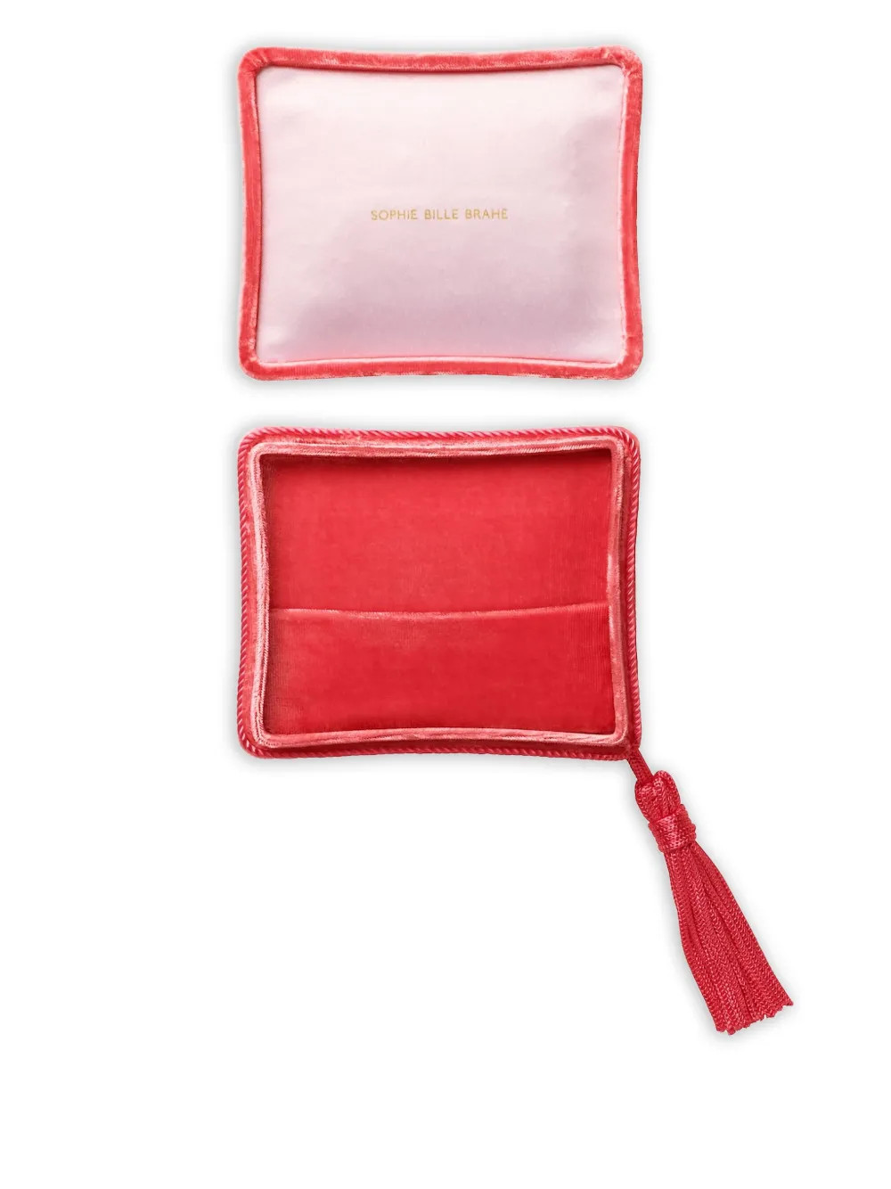 Sophie Bille Brahe Tulipe Velvet Jewellery Box (10.5 x 8.5 cm) | Red | FARFETCH | Farfetch Global
