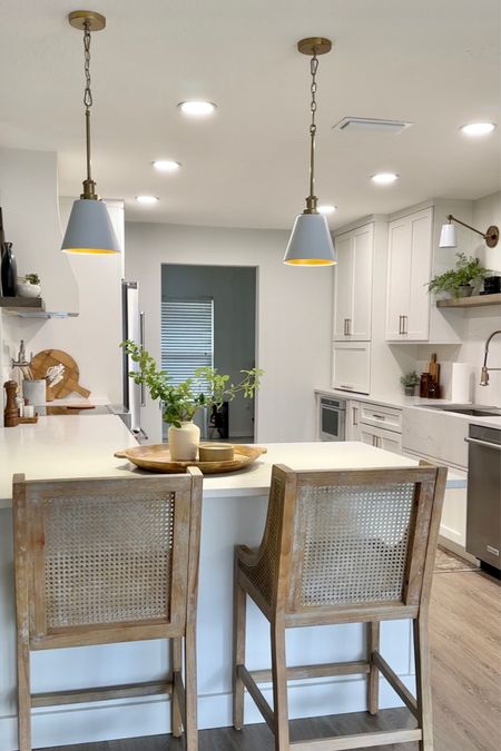 New kitchen pendant lights! Brass gold and white ceiling pendant lights  

#LTKhome