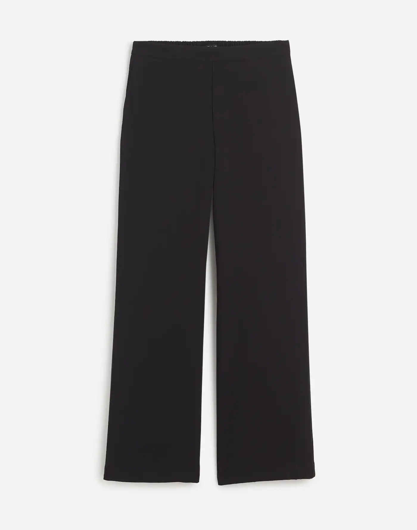 Pull-On Straight Pants in Crepe | Madewell | Madewell