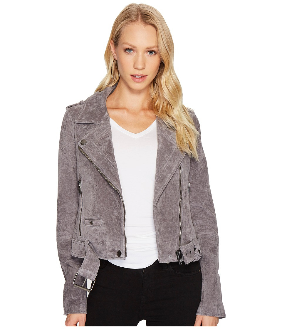 Blank NYC - Moto Jacket in Silver Screen (Silver Screen) Women's Coat | Zappos