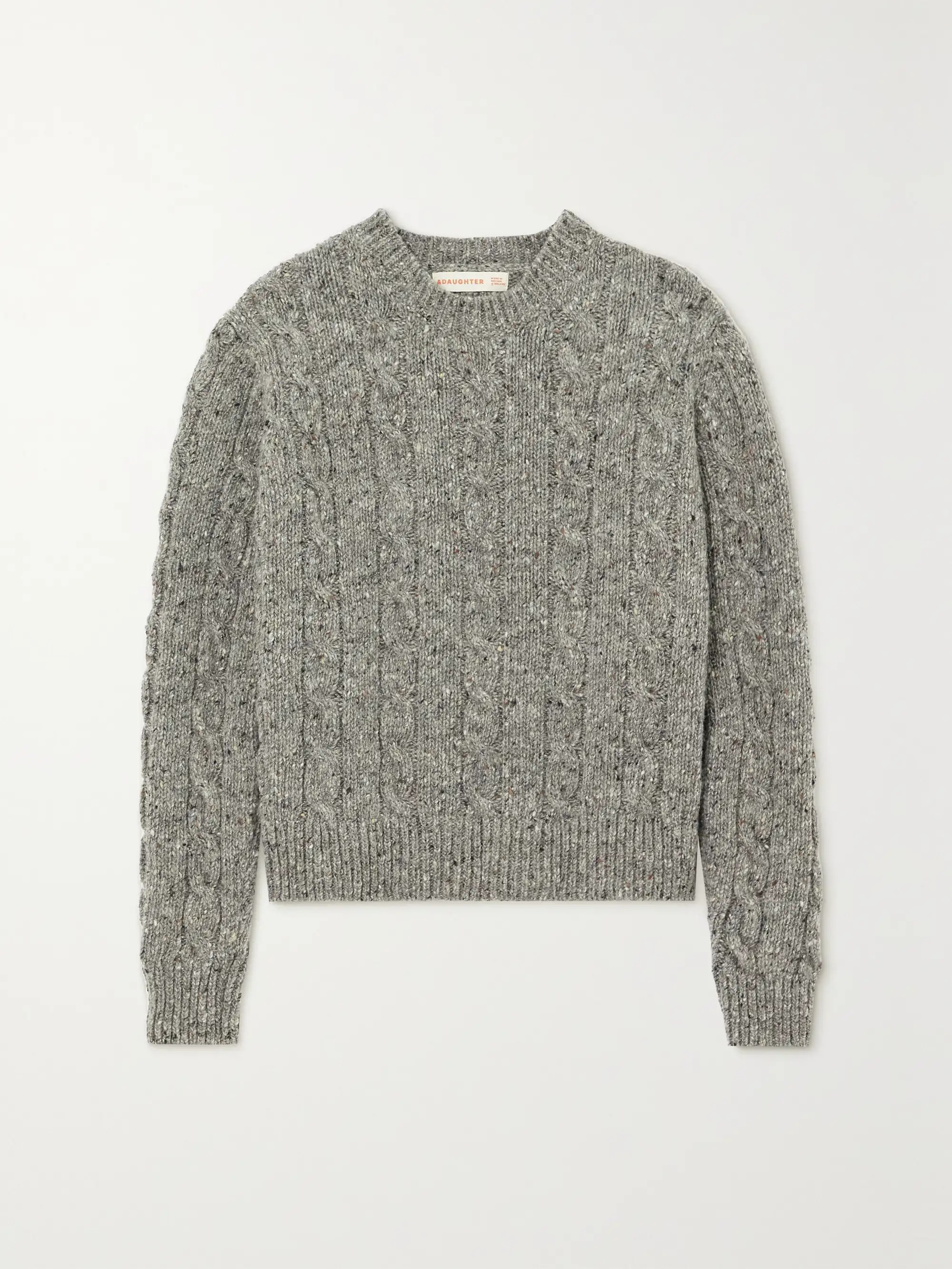 Donegal cable-knit wool sweater | NET-A-PORTER (US)