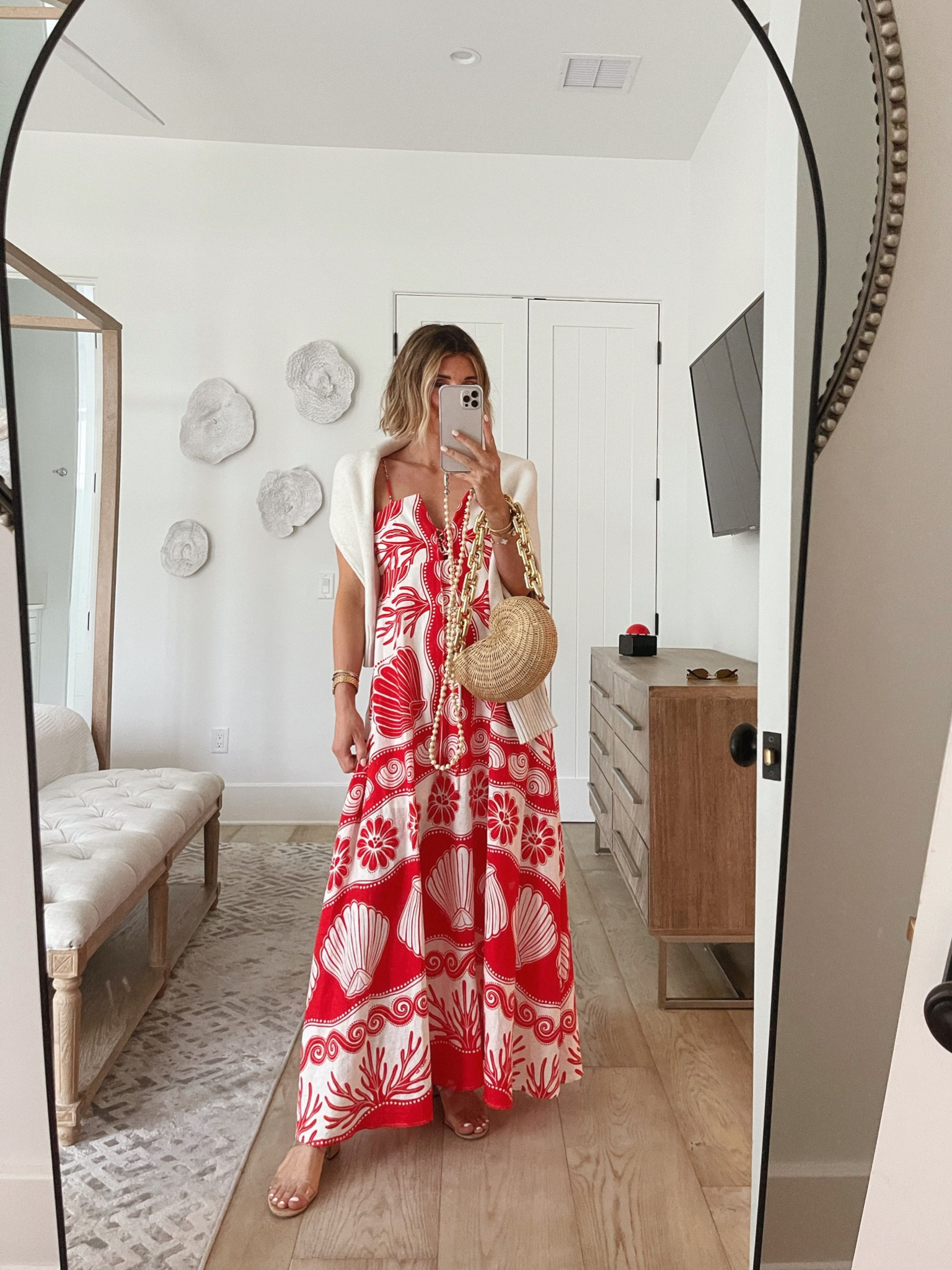 I'm 5'7 for reference and wearing my true size small. @nordstrom #nordstrompartner #ad