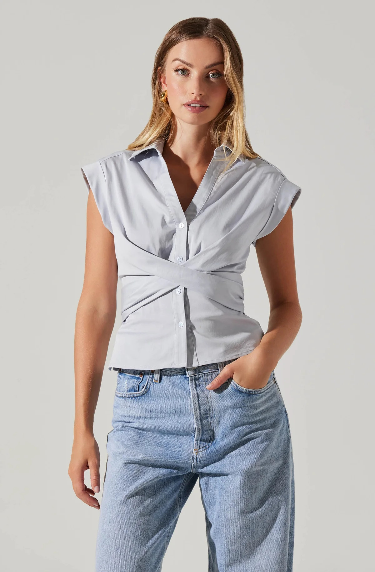 Muir Collared Top | ASTR The Label (US)