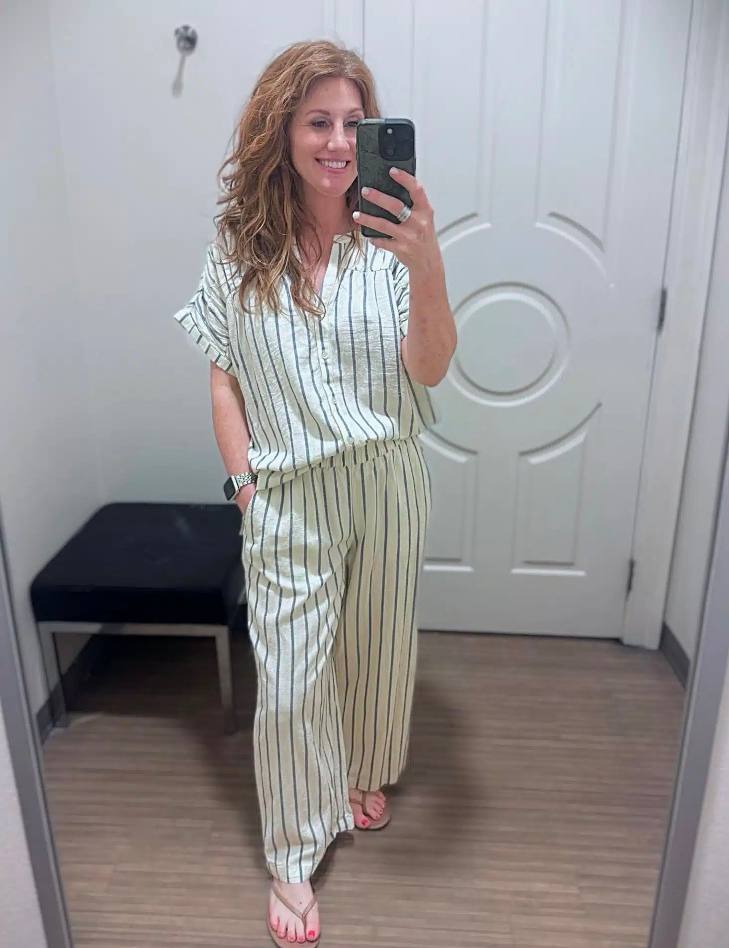 Stephanie is sharing another outfit perfect for Summer! She’s wearing a small top and medium pants. This set also comes in red!

#LTKootd #LTKOver40 #LTKPetite