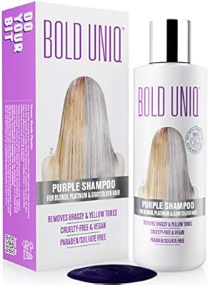 Purple Shampoo for Blonde Hair: Blonde Shampoo Eliminates Brassy Yellow Tones- Lightens Blonde, P... | Amazon (US)