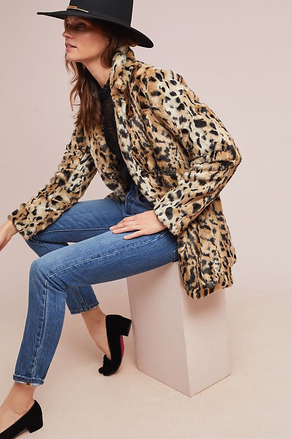 Juliana Leopard Coat | Anthropologie (US)