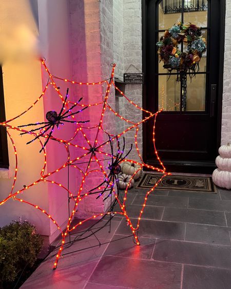 I’m loving our new free standing LED spider web!! So happy I found it. It’s from Big Lots which I cannot link on here - but I’ve added some similar ones. Very few are free standing but the overall effect is the same. 🕸️🕷️🎃 It’s spooky season!

#everypiecefits

#LTKhome #LTKSeasonal #LTKHalloween