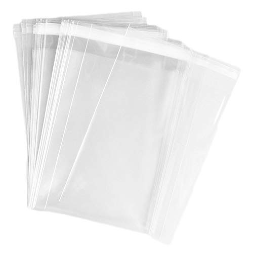 AIRSUNNY 200 Pcs 6x9 Clear Resealable Cello/Cellophane Bags Good for Bakery, Candle, Soap, Cookie Poly Bags | Amazon (US)