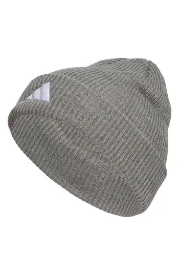 adidas Team Issue 2 Beanie in Heather Grey/White at Nordstrom Rack | Nordstrom Rack