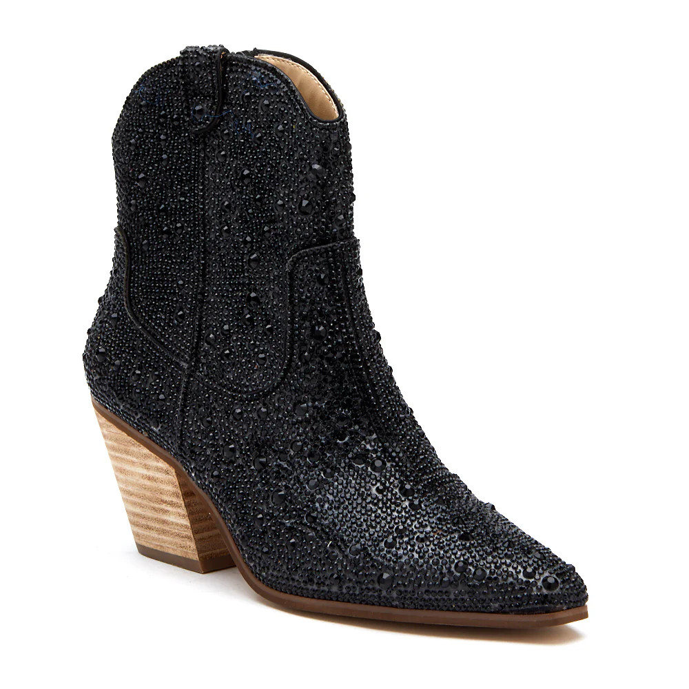 Matisse Women's Harlow Boot in Black Rhinestone 7.5 Lord & Taylor | Lord & Taylor