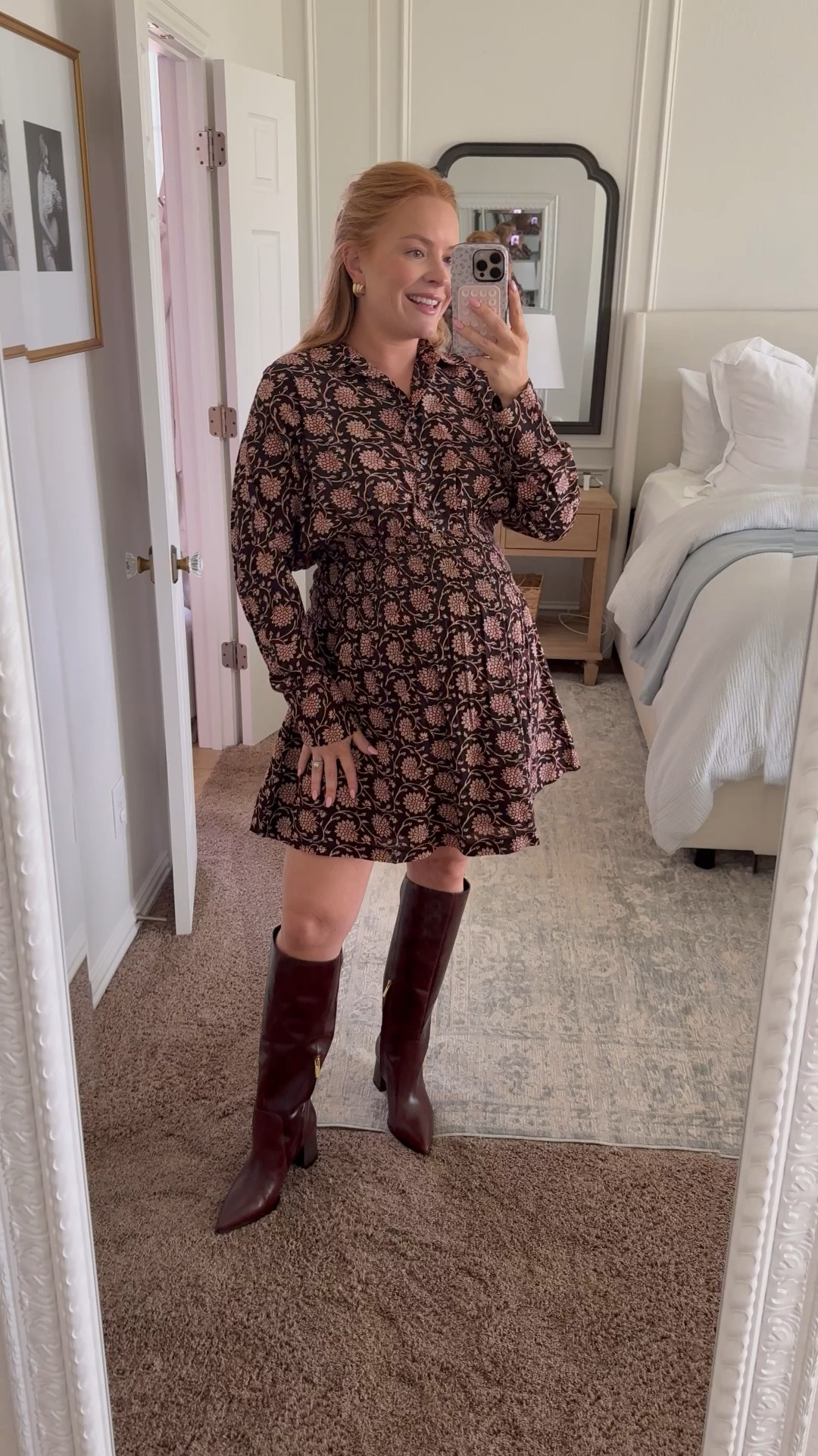 Nordstrom anniversary sale try on💛 I love the fall print of this madewell dress🍂 I got a small in the dress and it’s going to be great for postpartum with buttons!

#LTKSeasonal #LTKSaleAlert #LTKFindsUnder100