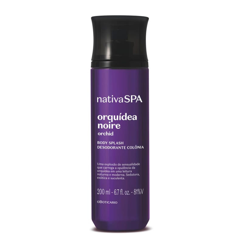 Body Splash Nativa Spa Orquídea Noire 200ml | oBoticario (BR)