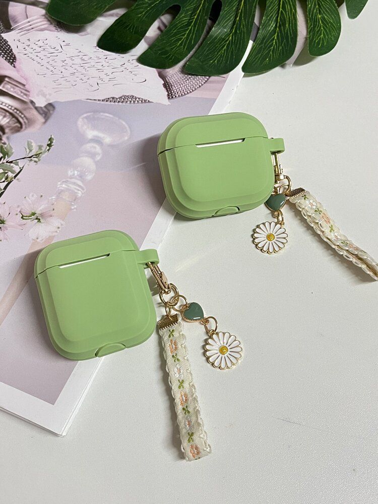 Flower Pendant Case Compatible With AirPods | SHEIN