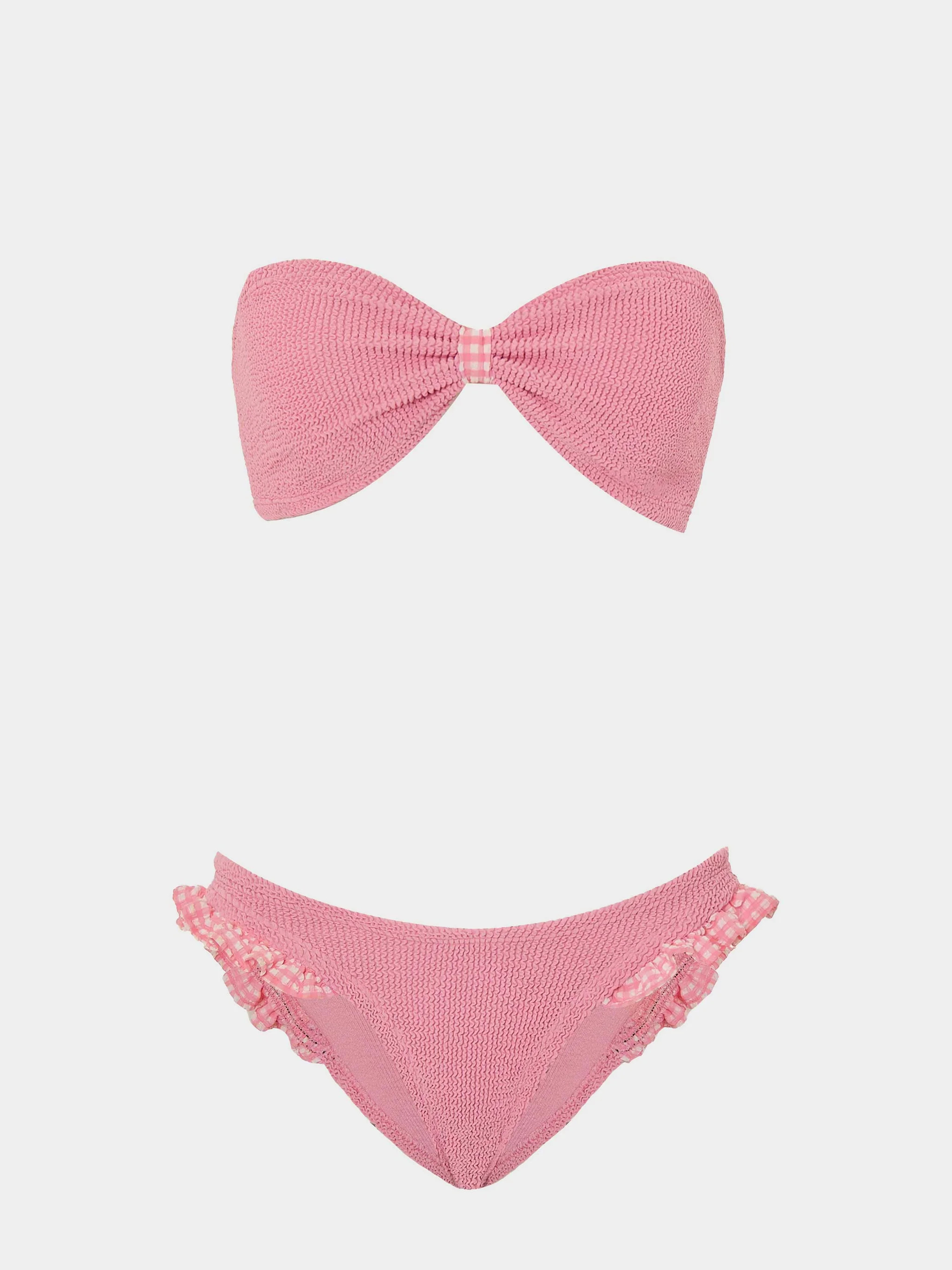 Jean Bikini - Milkshake Gingham | HUNZA G