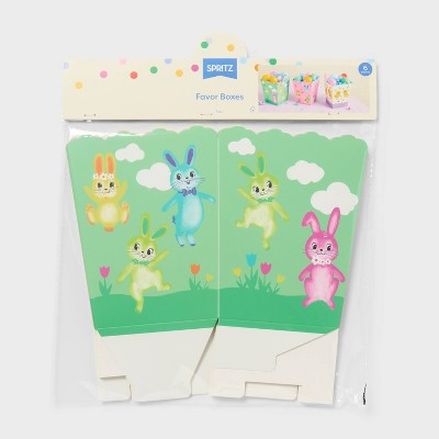 6pk Paper Printed Easter Gift Containers - Spritz™ | Target