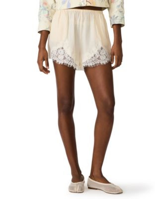 Steve Madden Women's Daisee Loose-Fit Pull-On Shorts - Birch White | Macy's