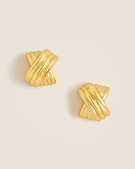 Crisscross stud earrings | J. Crew US