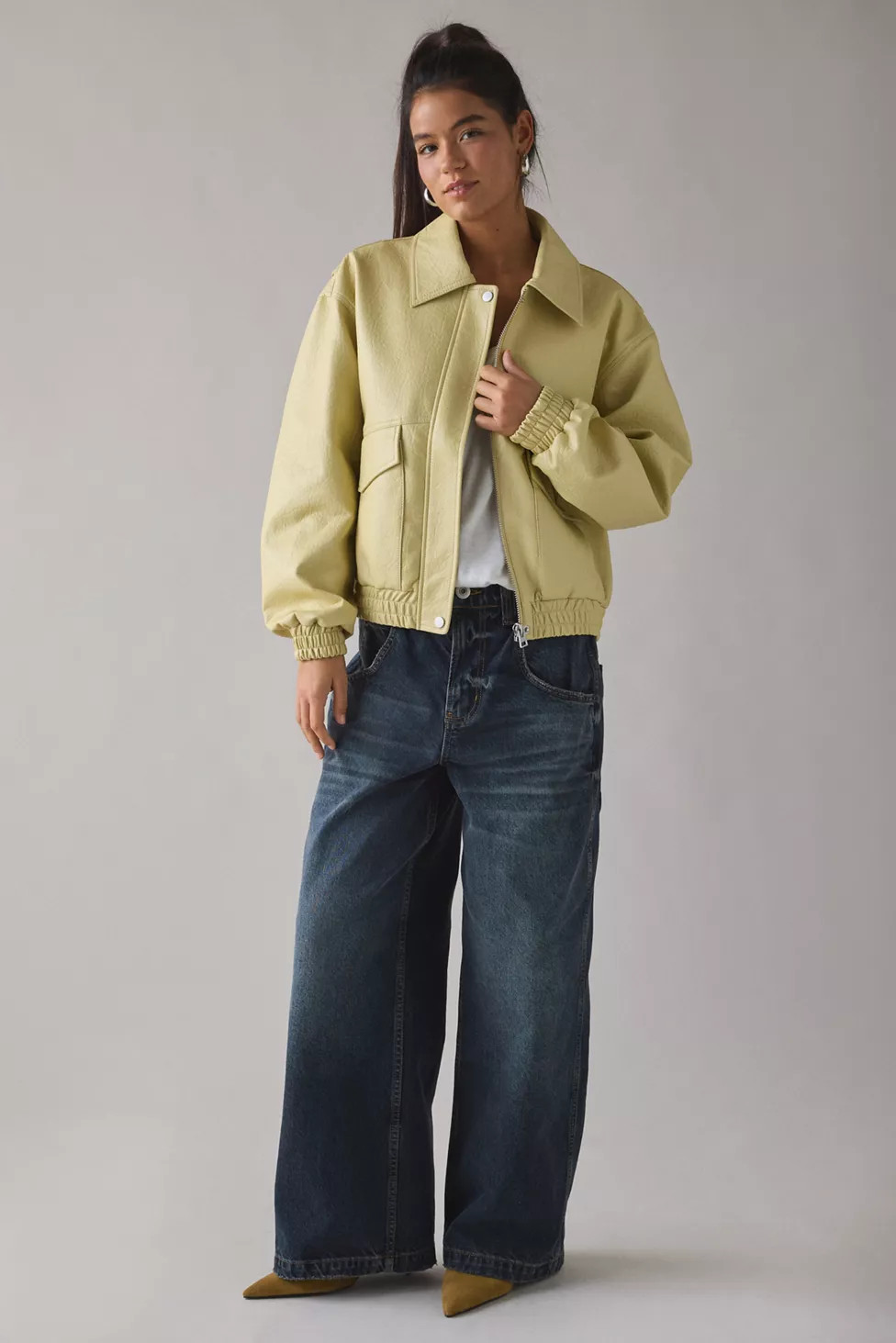 UO Casey Faux Leather Moto Jacket | Urban Outfitters (US and RoW)