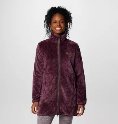 Columbia Women's Fire Side Long Full Zip Fleece Jacket- | Columbia Sportswear