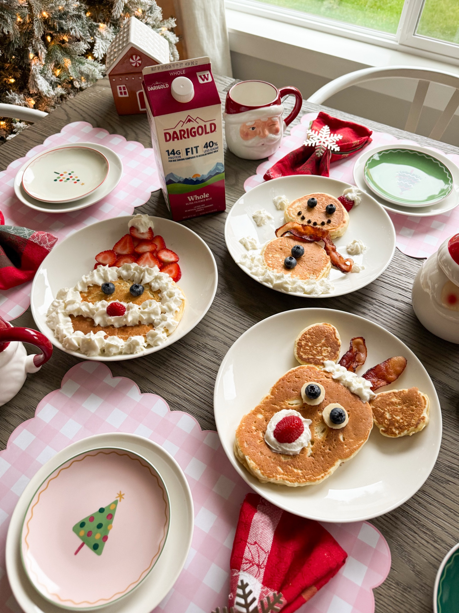 Easy + cute holiday pancakes!

milk, butter, santa mug, plaid napkins, plates, napkin rings, placemats, iron griddle 

#LTKfoodie #LTKHome #LTKHoliday