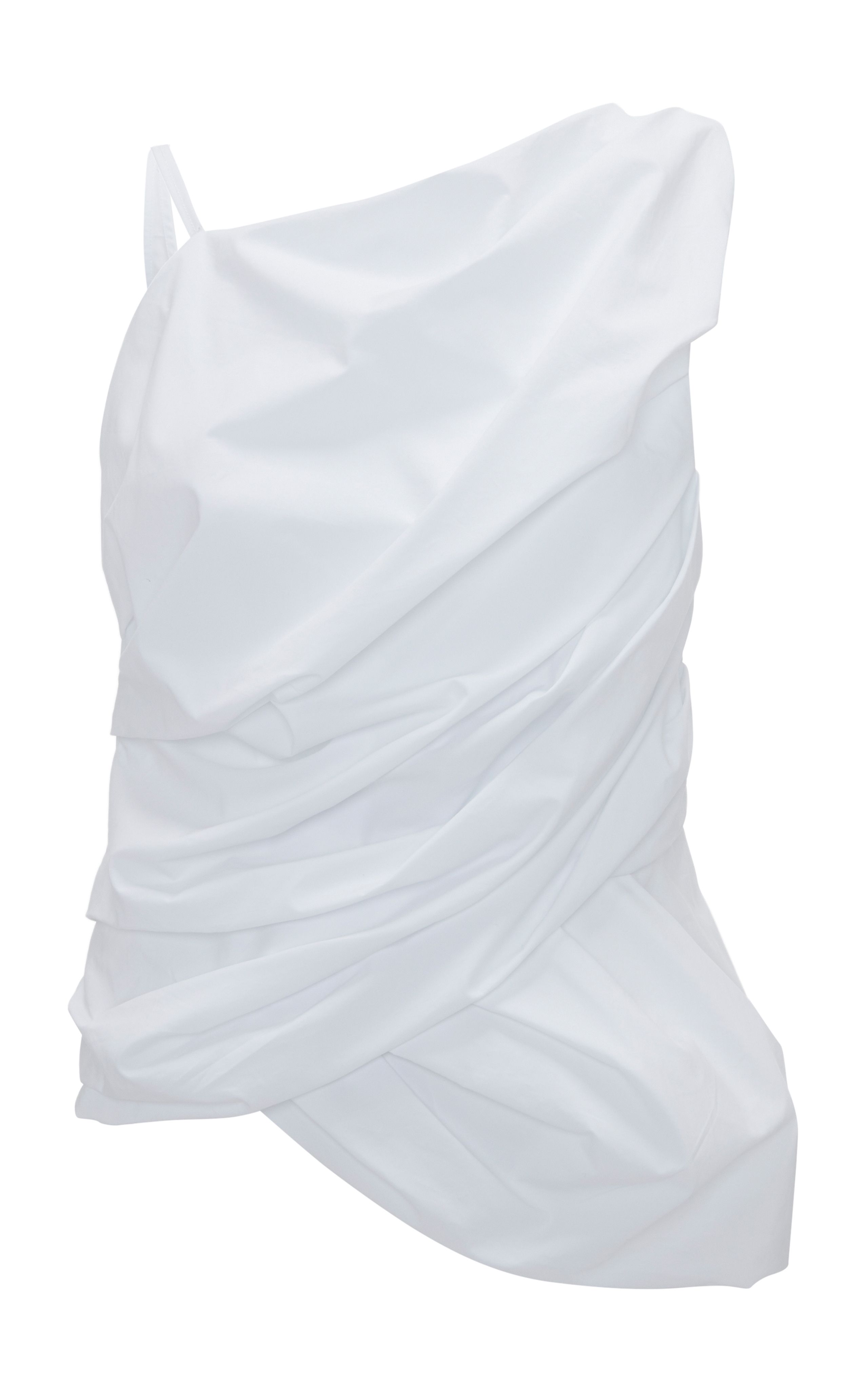 Draped Cotton Sleeveless Top | Moda Operandi (Global)