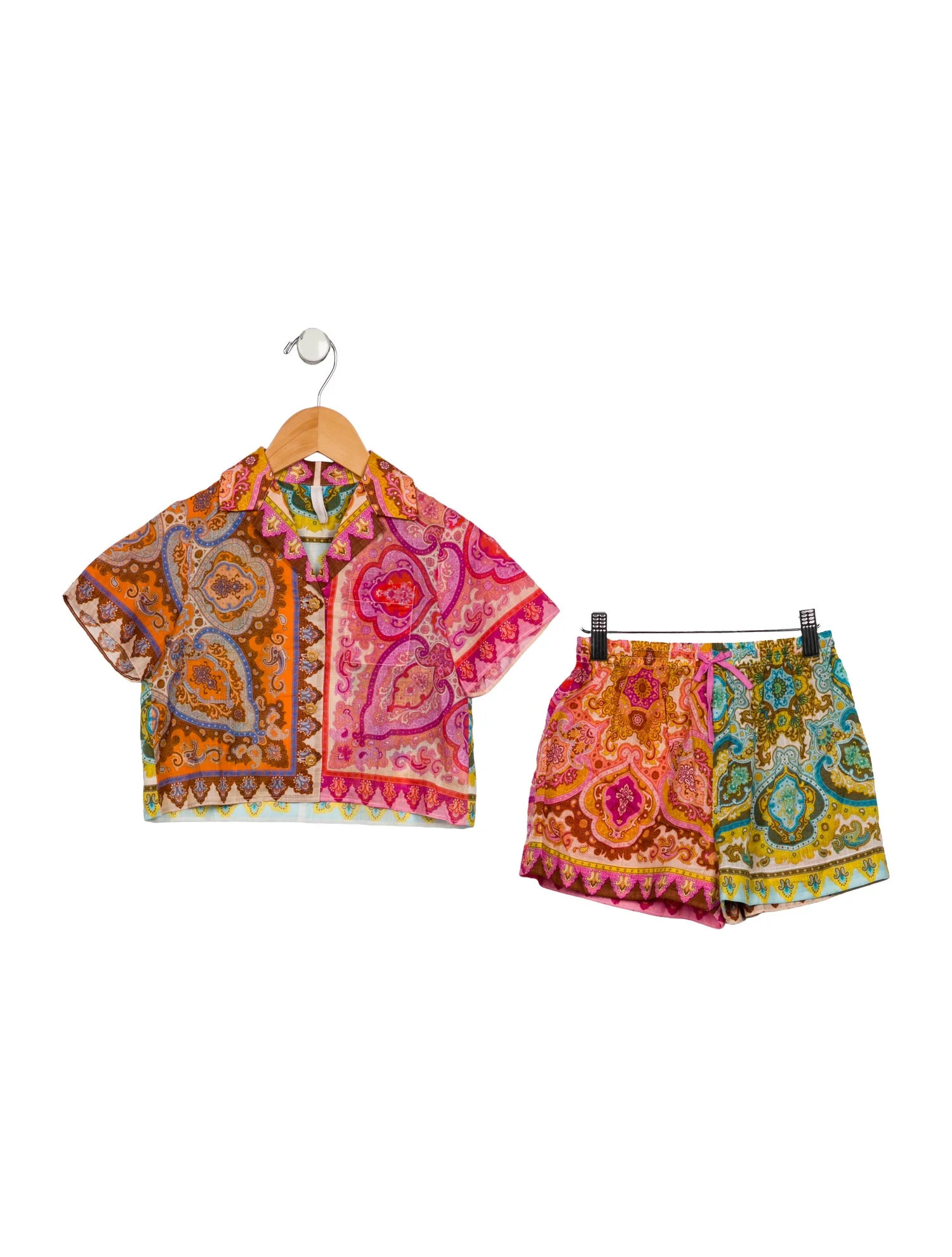 Girls' Printed Two Piece Short Set | The RealReal