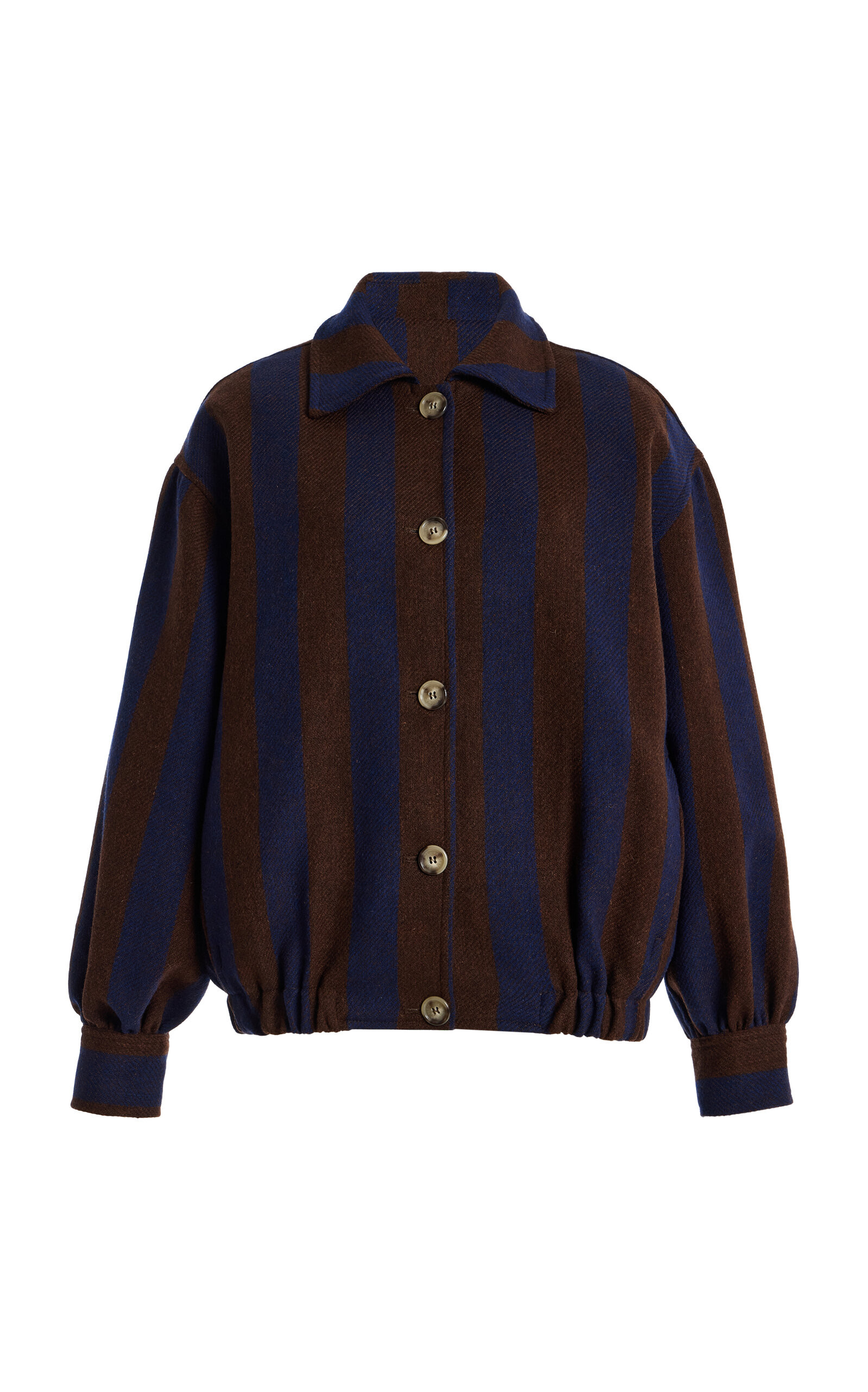 Striped Wool Bomber Jacket | Moda Operandi (Global)