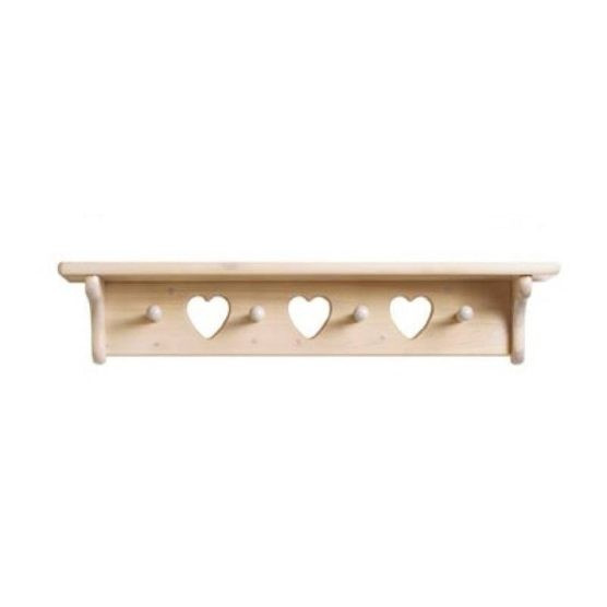 Little Colorado Peg Shelf – Heart Cutout | The Tot