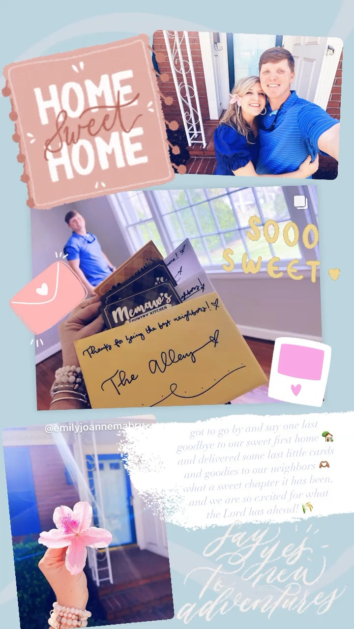 got to go by and say one last goodbye to our sweet first home 🏡 and delivered some last little cards and goodies to our neighbors 🫶🏽 what a sweet chapter it has been, and we are so excited for what 
the Lord has ahead! 🌾 

#LTKbaby #LTKhome #LTKfamily